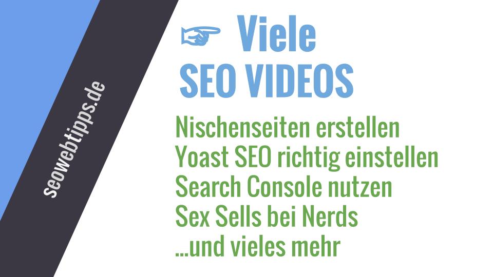 SEO Videos - SEO-Lernvideos